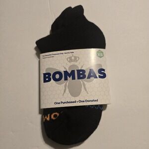 Bombas‎ Women's XS Black Performance Ankle Socks, Arch Support, Anti-Microbial